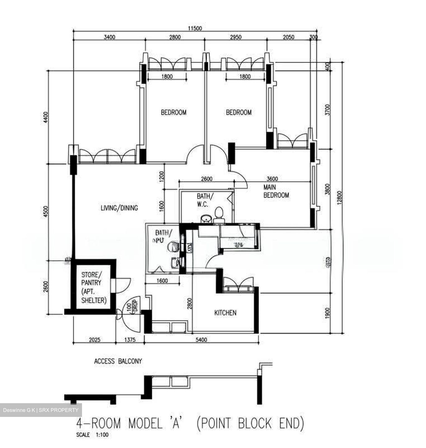 Blk 577 Woodlands Drive 16 (Woodlands), HDB 4 Rooms #608654951